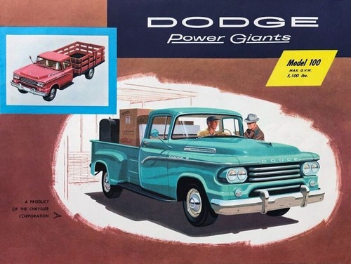 1958 dodge d100 pickup - dodge,